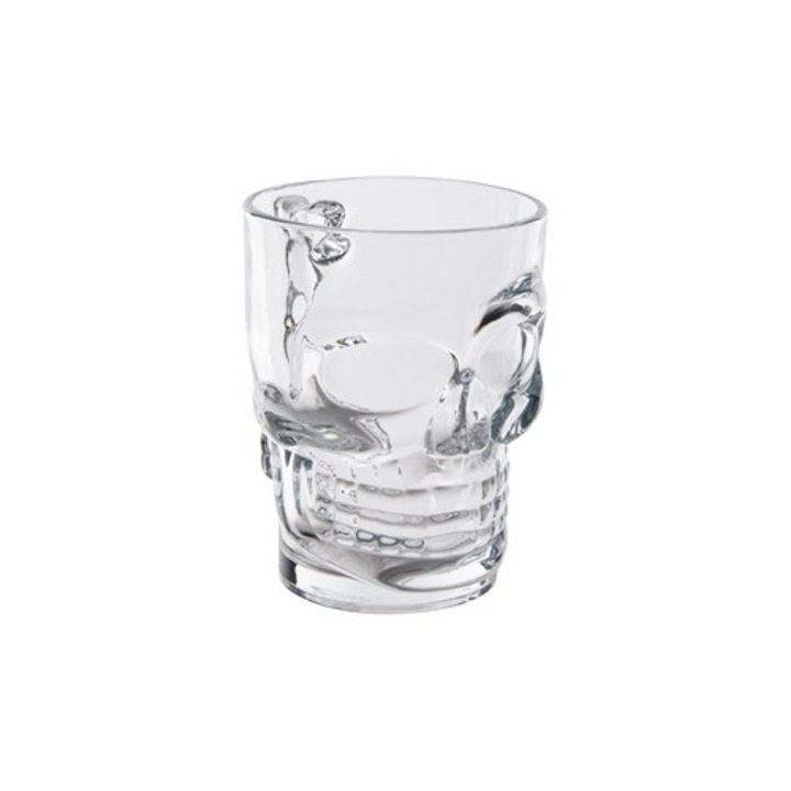 Чаша за бира Skull Glass 500ml