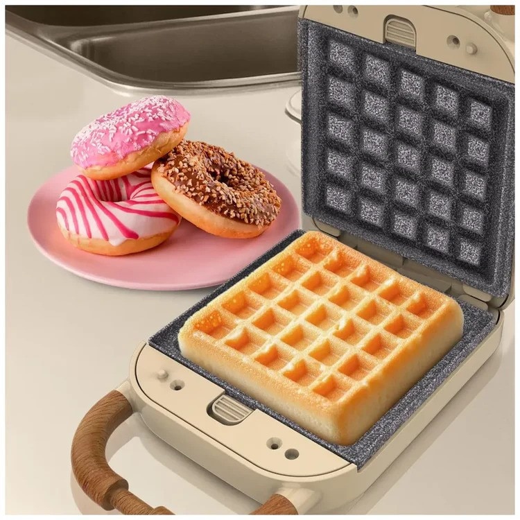 Cecotec Sandwichmaker Rock'Ntoast Retro One - 3 Austauschbare Platten