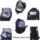 Set Ghiozdan troler Scoala 3 Piese, Excitat®, cu punga de creion, geanta tote, 6 Roti, tip Rucsac Oxford Impermeabil de Capacitate Mare, Rezistent la uzura, Ergonomic, Buzunare Pentru Laptop, Telefon, Apa, Pentru Elevi de Liceu sau Adulti, Negru