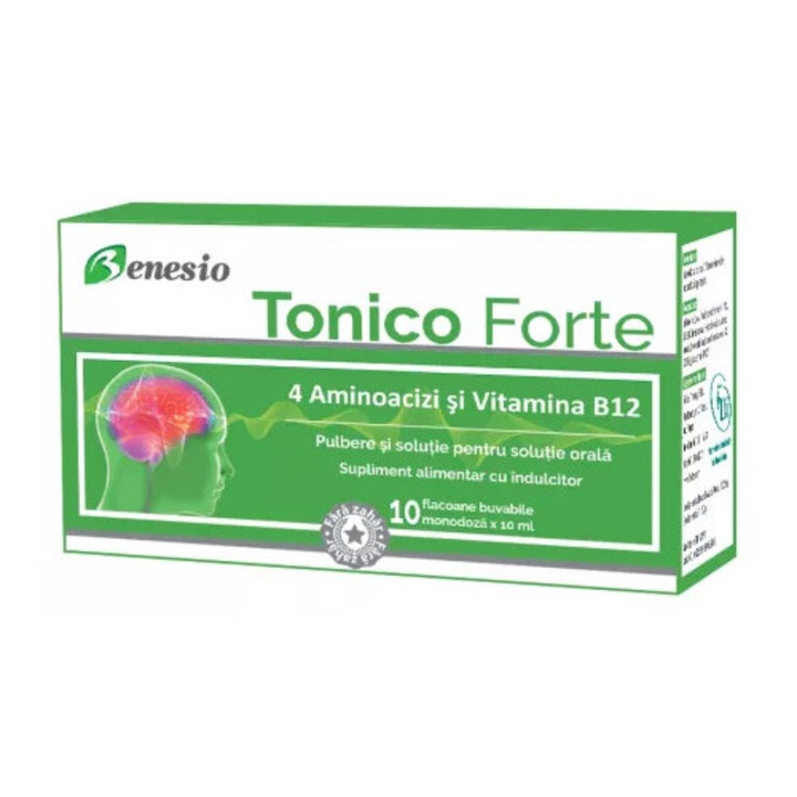 Tonico Forte, 10 flacoane buvabile, Benesio