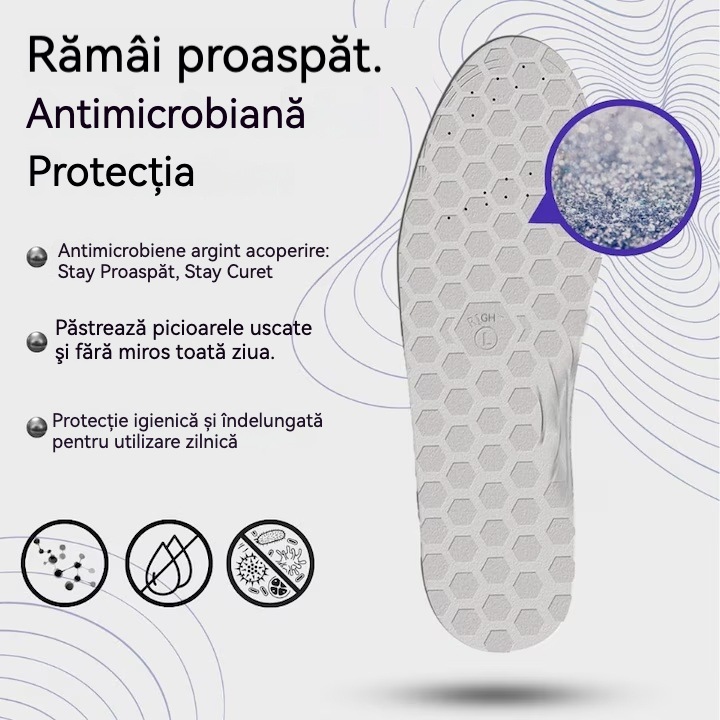OEM Mágneses akupresszúrás talpbetétek, ergonomikus talp, antimikrobiális védelem, egész napos kényelem, vágható, lábboltozat-támasz, kék, M-es méret