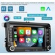 Navigatie GPS Auto 7 inch Touch Screen, 2 + 64G, Bluetooth/FM/AM, USB, Compatibila Volkswagen Golf 5 6 Polo Passat Jetta, Negru