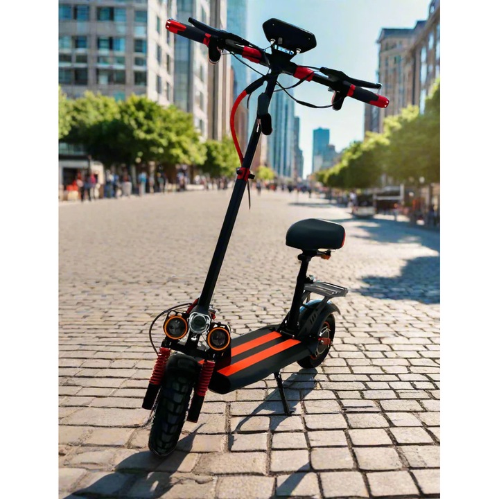 Електрическа тротинетка JRH, максимална скорост 30-45 км/ч, пробег 50 км, мотор 800 W, 48 V