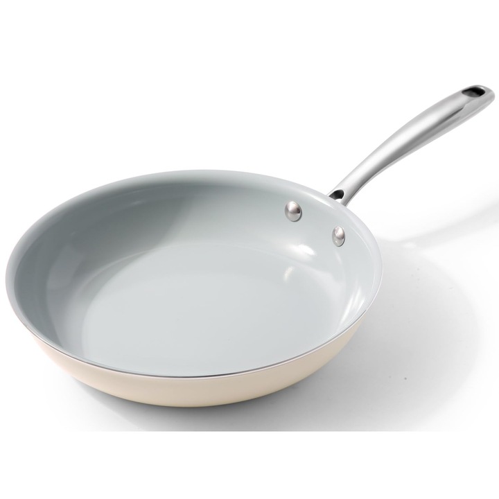 Tigaie Ceramice Antiaderente Cookersway Pan: Tigaie Pentru Clatite De 20 Cm - Tigaie Ceramica Pentru Prajit Cu Inductie