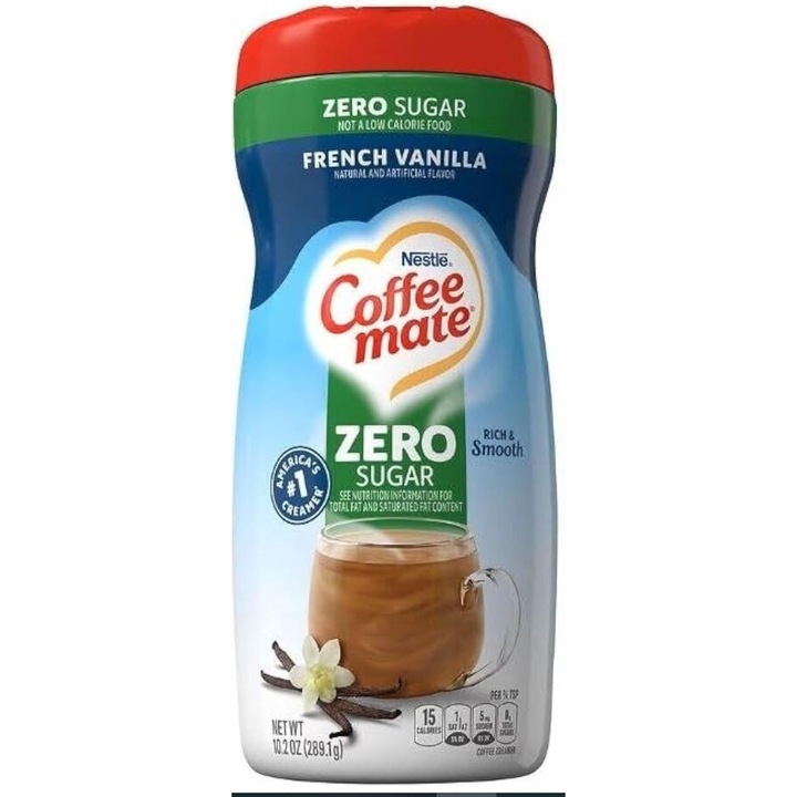 Pudra Cafea Fara Zahar Coffee Mate, Vanilie Franceza, 283g