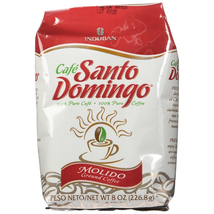 Pliculețe cafea măcinată Santo Domingo, 225 g, ciocolată caldă, format instant