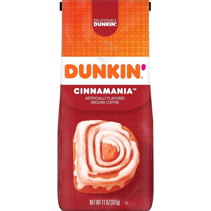 Cafea instant Dunkin Donuts, rulou cu scorțișoară, 311g
