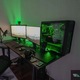 Birou gaming PRO ONE, Marco Game 135x65cm, RGB LED, reglabil, set organizator cabluri
