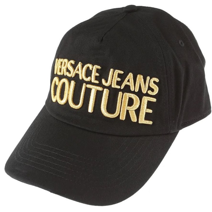 Sapca barbati, Versace Jeans, bumbac, neagra, Marime Unica