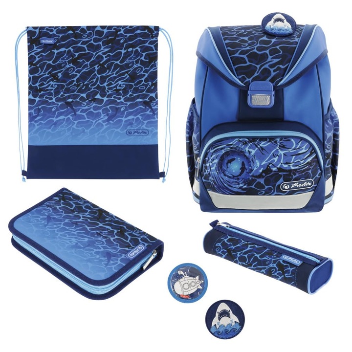Herlitz Ultralight Plus iskolatáska, 16 literes, többszínű