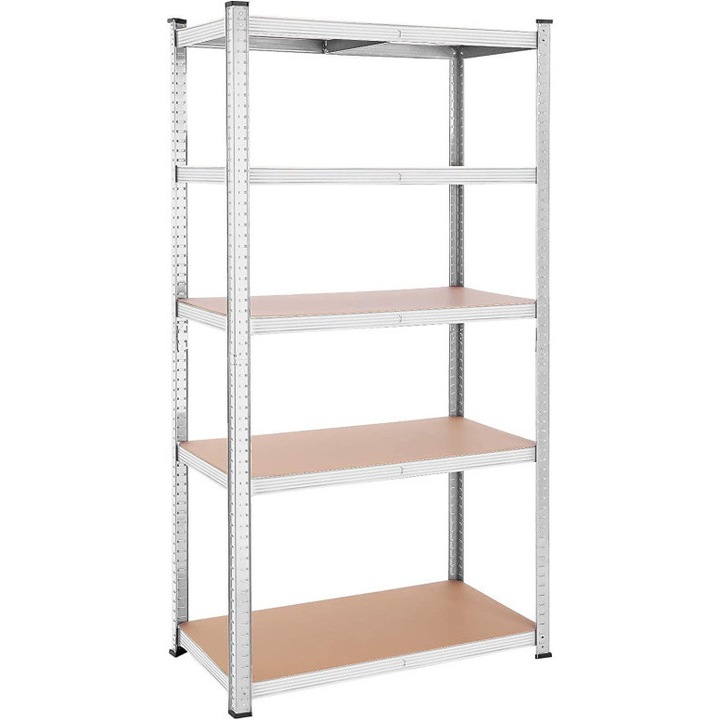 Raft Stil Industrial, Vintage, Alb - Silver BRX828, 50x100x200 cm