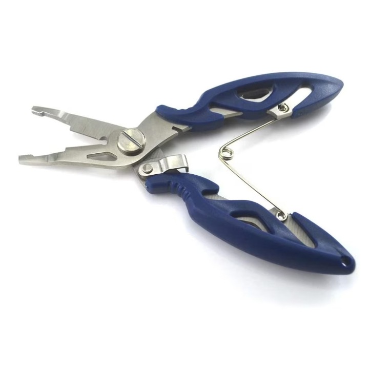Horgászfogó, ABS acéllal, kék színű, 12x8.5x2 cm