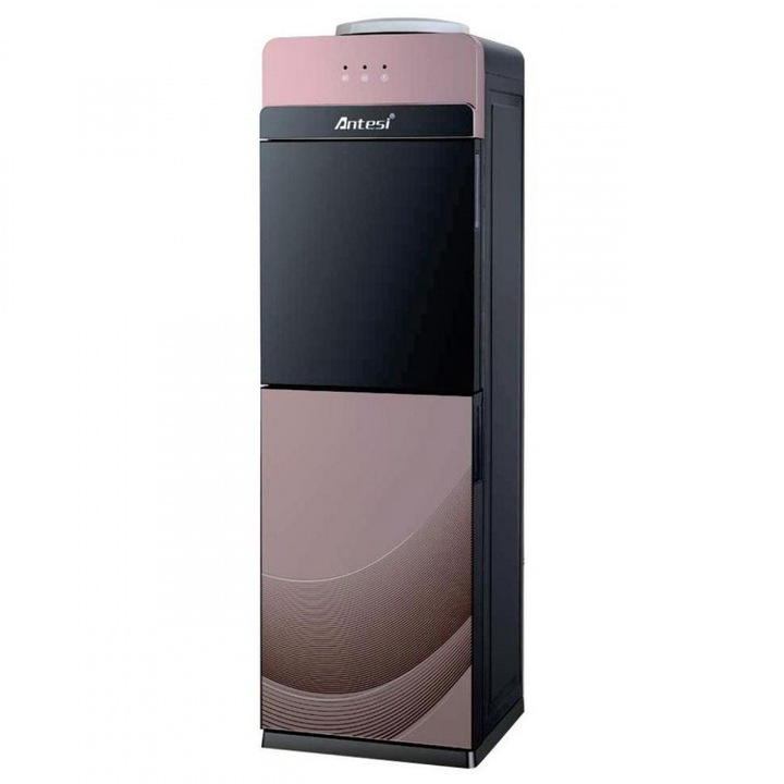 Dozator de apa cu compresor Elite WDC-2506RO, 550W, 10-85C, Racire 2 l/h, Incalzire 5 l/h, Usa din sticla, Mov/Negru