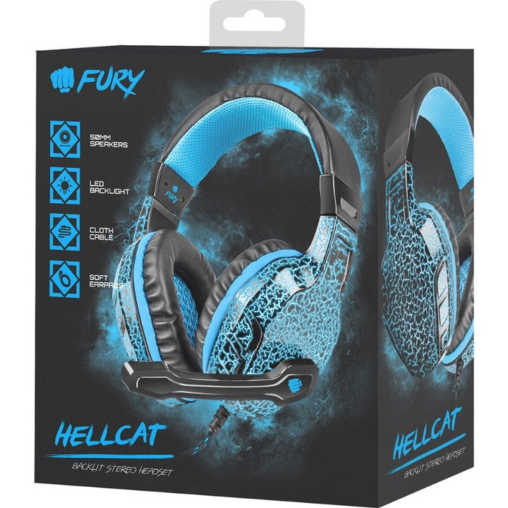 Casti gaming Fury Hellcat