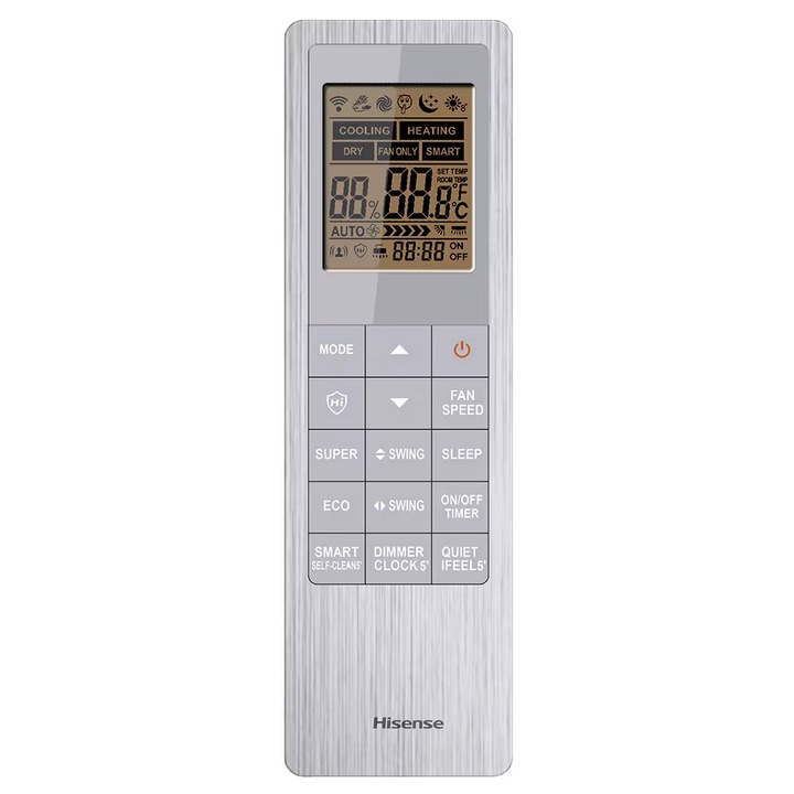 Aer Conditionat HISENSE UniPure, 18000 BTU, A++/A++, Functie Incalzire, Wi-Fi, Alb