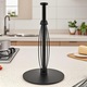 Suport prosoape de hartie, LYCENXI®, inox, negru, 33x16.8cm, cu baza grea antiderapanta