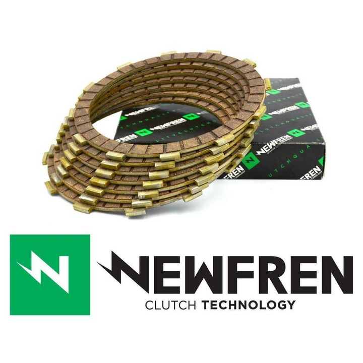 Newfren kuplungtárcsa szett, fekete, KTM Duke 125 '11-'20, KTM RC 125 '14-'20, Kawasaki KLX 125 '10-'18 motorokhoz