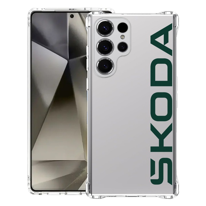 BestCase® Husa pentru Samsung Galaxy S25 Ultra, Anti Shock 1.5MM, Skoda, Protectie camera, ecran si colturi, 1966840 AS 1714