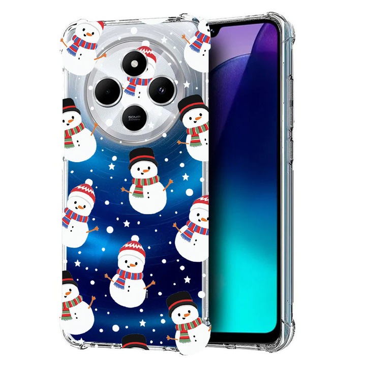 BestCase Anti Shock 1.5MM telefontok, kompatibilis modell Poco C75 / Xiaomi Redmi A4 / Redmi 14C, Snowman, Air Cushion Technology, 1992027 AS 351