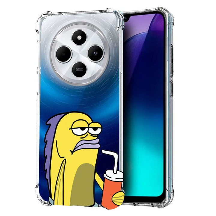 BestCase Anti Shock 1.5MM telefontok, kompatibilis modell Poco C75 / Xiaomi Redmi A4 / Redmi 14C, Meme, Air Cushion Technology, 1992027 AS 652