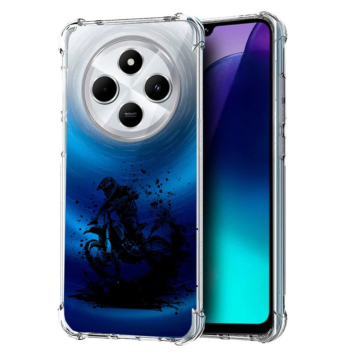 BestCase Anti Shock 1.5MM telefontok, kompatibilis modell Poco C75 / Xiaomi Redmi A4 / Redmi 14C, MotoCross, Air Cushion Technology, 1992027 AS 1451