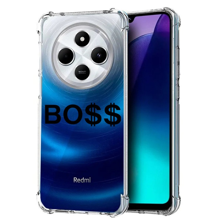 BestCase Anti Shock 1.5MM telefontok, kompatibilis modell Poco C75 / Xiaomi Redmi A4 / Redmi 14C, Dollar Boss, Air Cushion Technology, 1992027 AS 1595