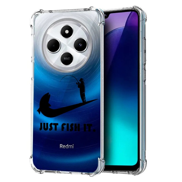 BestCase Anti Shock 1.5MM telefontok, kompatibilis modell Poco C75 / Xiaomi Redmi A4 / Redmi 14C, Just Fish It, Air Cushion Technology, 1992027 AS 1623