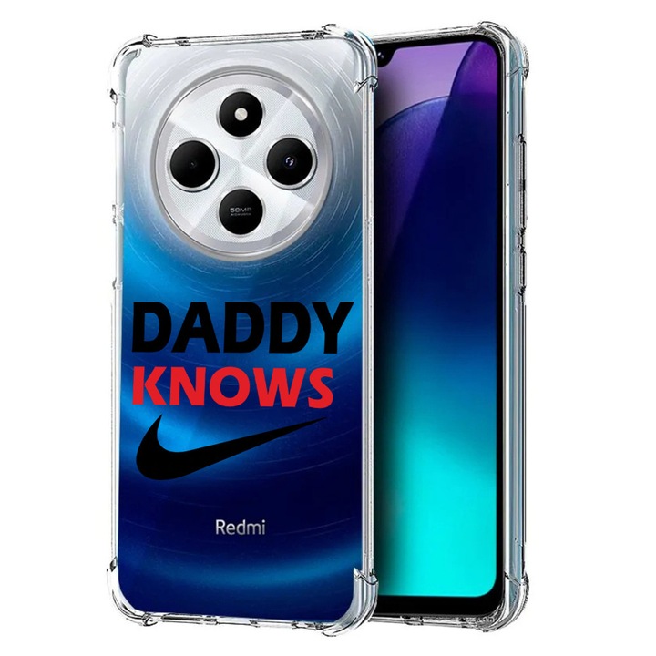 BestCase Anti Shock 1.5MM telefontok, kompatibilis modell Poco C75 / Xiaomi Redmi A4 / Redmi 14C, Daddy Knows, Air Cushion Technology, 1992027 AS 1626