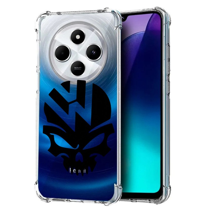 BestCase® Husa pentru Poco C75 / Xiaomi Redmi A4 / Redmi 14C, Anti Shock 1.5MM, VW Skull, Protectie camera, ecran si colturi, 1992027 AS 1663