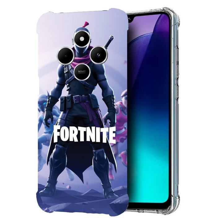 BestCase Anti Shock 1.5MM telefontok, kompatibilis modell Poco C75 / Xiaomi Redmi A4 / Redmi 14C, Fortnite, Air Cushion Technology, 1992027 AS 1689