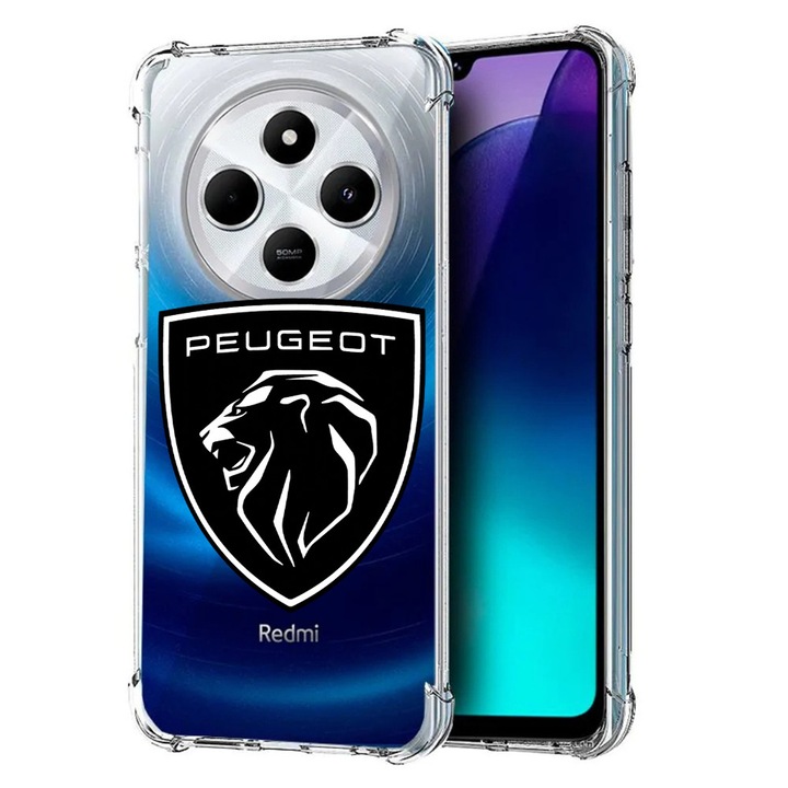 BestCase® Husa pentru Poco C75 / Xiaomi Redmi A4 / Redmi 14C, Anti Shock 1.5MM, Peugeot, Protectie camera, ecran si colturi, 1992027 AS 1727