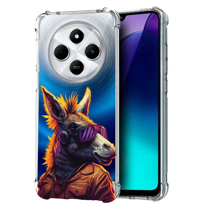 BestCase® Husa pentru Poco C75 / Xiaomi Redmi A4 / Redmi 14C, Anti Shock 1.5MM, Funky Dunkey, Protectie camera, ecran si colturi, 1992027 AS 1797