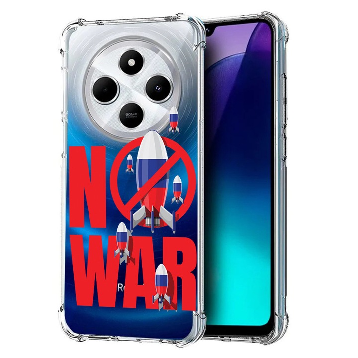 BestCase® Husa pentru Poco C75 / Xiaomi Redmi A4 / Redmi 14C, Anti Shock 1.5MM, No War, Protectie camera, ecran si colturi, 1992027 AS 1835