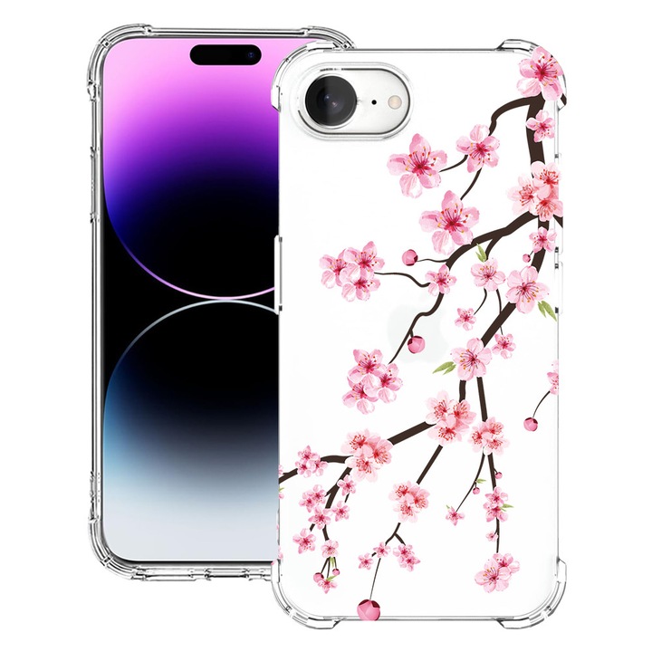 BestCase® Husa Anti Shock Compatibila cu Apple iPhone 17e, Japan Cherry tree, Protectie Camera, Rezistenta la uzura, 3144023 AS 1475