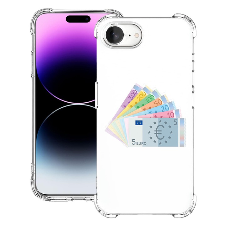 BestCase® Husa pentru Apple iPhone 16e, Anti Shock 1.5MM, Euro, Protectie camera, ecran si colturi, 1988231 AS 1486