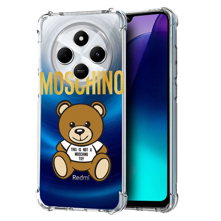 BestCase® Husa pentru Poco C75 / Xiaomi Redmi A4 / Redmi 14C, Anti Shock 1.5MM, It's Not a Moschino Bear, Protectie camera, ecran si colturi, 1992027 AS 880