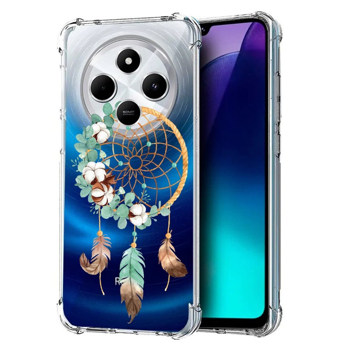 BestCase® Husa pentru Poco C75 / Xiaomi Redmi A4 / Redmi 14C, Anti Shock 1.5MM, Dreamcatcher, Protectie camera, ecran si colturi, 1992027 AS 950