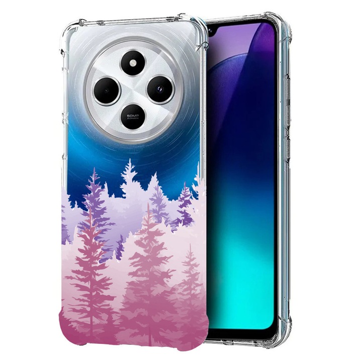 BestCase® Husa pentru Poco C75 / Xiaomi Redmi A4 / Redmi 14C, Anti Shock 1.5MM, Morning Lights In Forest, Protectie camera, ecran si colturi, 1992027 AS 1482