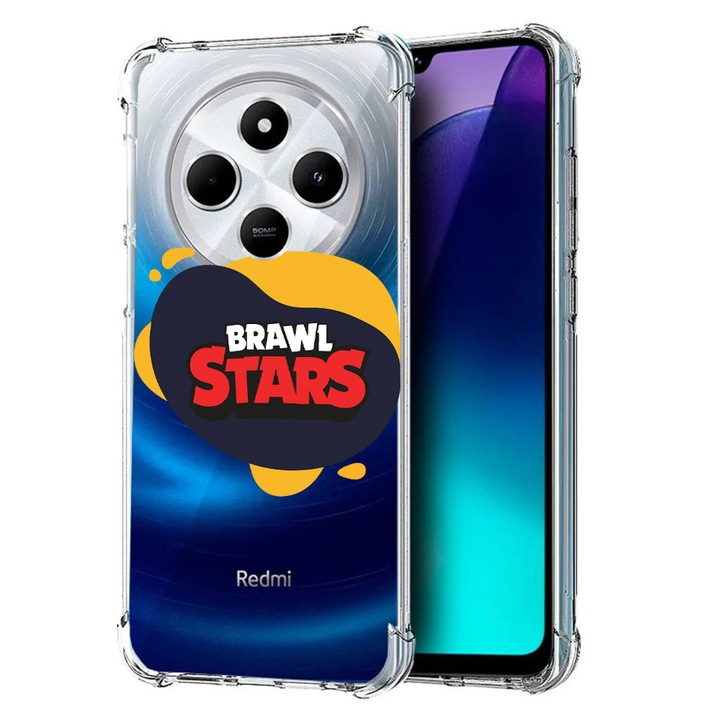 BestCase® Husa pentru Poco C75 / Xiaomi Redmi A4 / Redmi 14C, Anti Shock 1.5MM, Brawl Stars, Protectie camera, ecran si colturi, 1992027 AS 1684