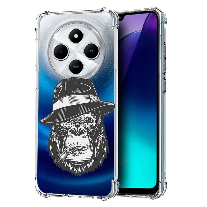 BestCase® Husa pentru Poco C75 / Xiaomi Redmi A4 / Redmi 14C, Anti Shock 1.5MM, Maffia Monkey, Protectie camera, ecran si colturi, 1992027 AS 1492