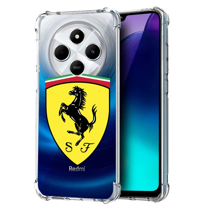 BestCase® Husa pentru Poco C75 / Xiaomi Redmi A4 / Redmi 14C, Anti Shock 1.5MM, Ferrari, Protectie camera, ecran si colturi, 1992027 AS 1774
