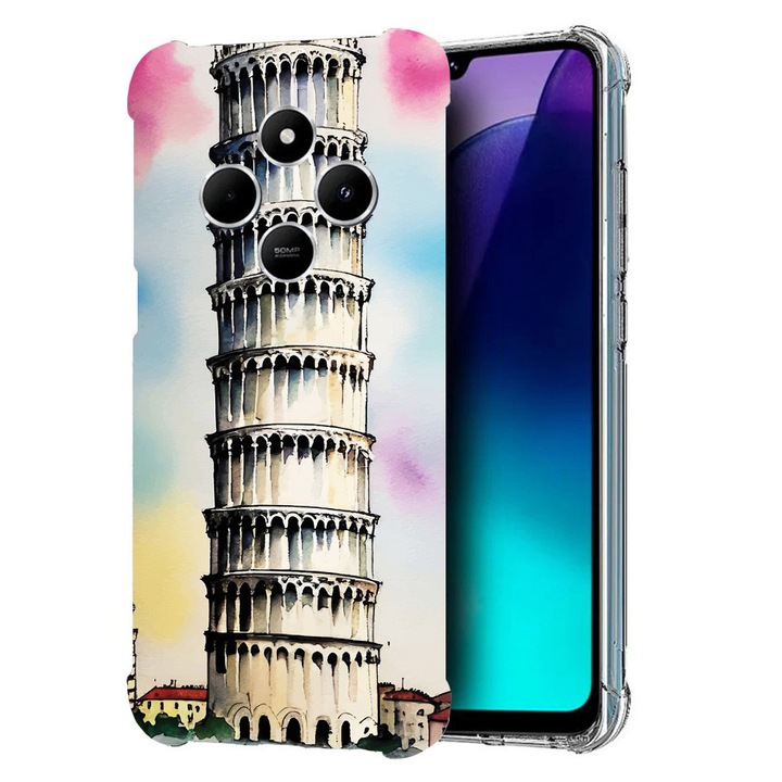 BestCase Anti Shock 1.5MM telefontok, kompatibilis modell Poco C75 / Xiaomi Redmi A4 / Redmi 14C, Italy, Air Cushion Technology, 1992027 AS 1400