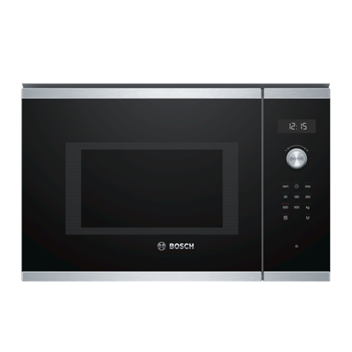 Cuptor cu microunde incorporat Bosch BFL554MS0, 31.5 L, 900 W, inox