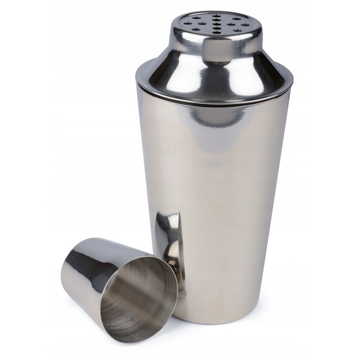 Bártender shaker, 550ml, 21.5x6cm, rozsdamentes acél