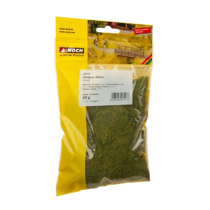 Accesorii pentru diorame Noch Iarba statica Grass meadow 9mm 50gr NOCH 07117
