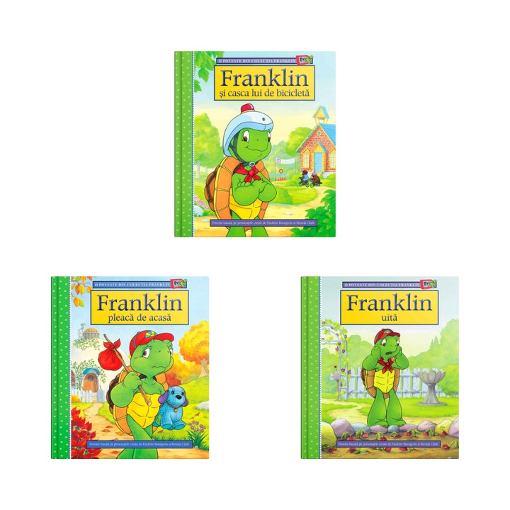 Colectia Franklin TV, Set 3 carti, Crestem impreuna, Paulette Bourgeois
