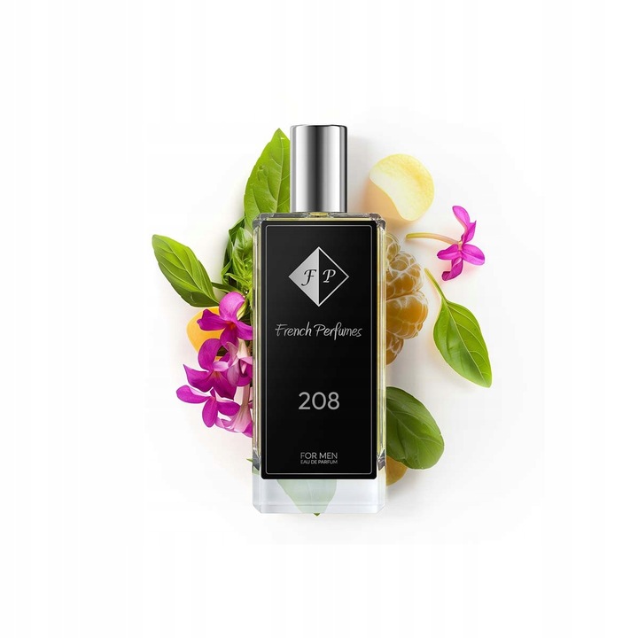 Férfi parfümök, Francia parfümök, NO. 208, Illatos Eau de Parfum, 104 ml