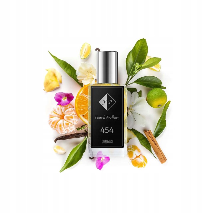 Parfumuri de barbati, French Perfumes, NO. 454, Apa de Parfum Orientala pentru Barbati, 33 ml