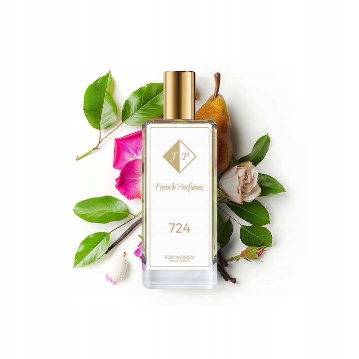 Parfumuri De Fete, French Perfumes, Note de Varf Bergamota si Para, Note de Inima Trandafir Turcesc, Trandafir de Mai, Iasomie Indiana, Baza Mosc Alb si Vanilie, Parfum de Lunga Durata, Chypre Floral, 104 ml