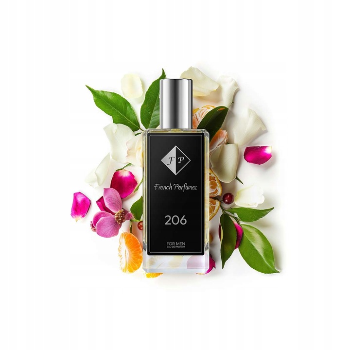 Férfi parfümök, Francia parfümök, NO. 206, Fa Eau de Parfum Férfiaknak, 60 ml